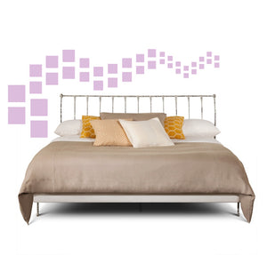 SQUARE WALL DECALS IN LAVENDER