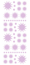 Load image into Gallery viewer, LAVENDER STARBURST WALL STICKERS
