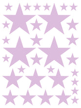 Load image into Gallery viewer, LAVENDER STAR WALL DECALS
