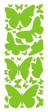 Load image into Gallery viewer, LIME GREEN BUTTERFLY WALL DECALS
