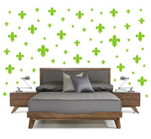 Load image into Gallery viewer, LIME GREEN FLEUR DE LIS WALL DECOR

