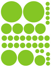 Load image into Gallery viewer, LIME GREEN POLKA DOT WALL DECALS
