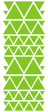 Load image into Gallery viewer, LIME GREEN TRIANGLE STICKERS
