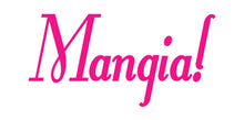 Load image into Gallery viewer, MANGIA ITALIAN WORD WALL DECAL IN HOT PINK
