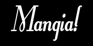 MANGIA ITALIAN WORD WALL DECAL IN WHITE