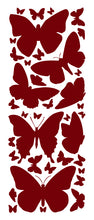 Load image into Gallery viewer, MAROON BUTTERFLY WALL DECALS
