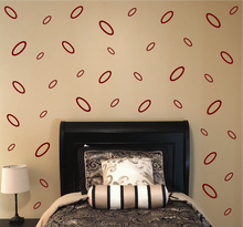 Load image into Gallery viewer, MAROON OVAL WALL DECOR
