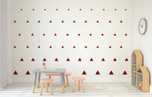 Load image into Gallery viewer, MAROON TRIANGLE DECALS
