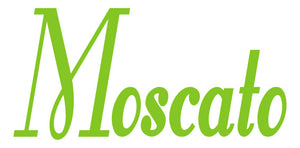 MOSCATO WALL DECAL LIME GREEN