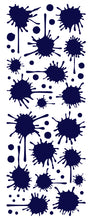 Load image into Gallery viewer, NAVY BLUE PAINT SPLATTER DECAL
