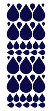 Load image into Gallery viewer, NAVY BLUE RAINDROP WALL STICKERS
