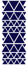 Load image into Gallery viewer, NAVY BLUE TRIANGLE STICKERS
