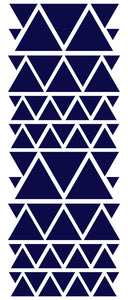 NAVY BLUE TRIANGLE STICKERS