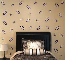 Load image into Gallery viewer, NAVY BLUE OVAL WALL DECOR
