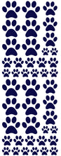 Load image into Gallery viewer, NAVY BLUE PAW PRINT DECALS
