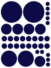 Load image into Gallery viewer, NAVY BLUE POLKA DOT WALL DECALS
