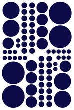 Load image into Gallery viewer, NAVY BLUE POLKA DOT DECALS
