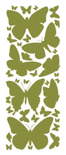 Load image into Gallery viewer, OLIVE GREEN BUTTERFLY WALL DECALS

