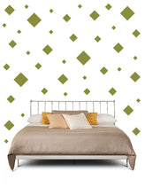 Load image into Gallery viewer, SQUARE WALL STICKERS IN OLIVE GREEN

