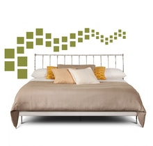 Load image into Gallery viewer, SQUARE WALL DECALS IN OLIVE GREEN
