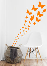 Load image into Gallery viewer, ORANGE BUTTERFLY WALL STICKERS
