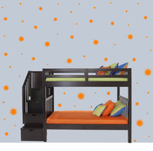 Load image into Gallery viewer, ORANGE STARBURST WALL GRAPHICS
