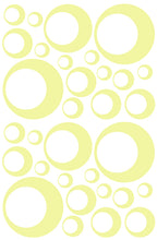 Load image into Gallery viewer, PALE YELLOW BUBBLE STICKERS
