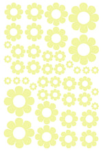 Load image into Gallery viewer, PALE YELLOW DAISY WALL STICKERS
