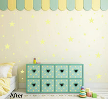 Load image into Gallery viewer, PALE YELLOW STAR STICKERS

