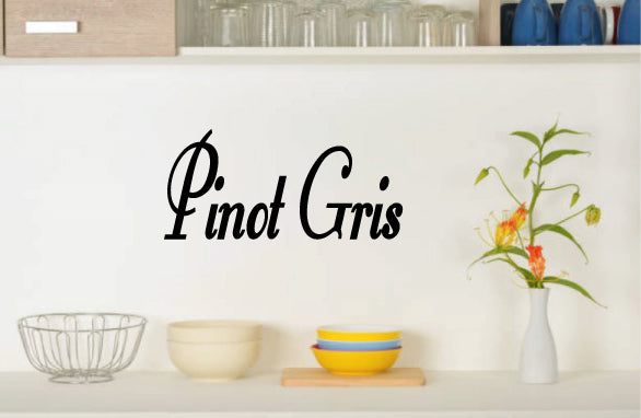PINOT GRIS WALL DECAL