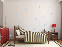 Load image into Gallery viewer, POWDER BLUE RAINDROP WALL GRAPHICS
