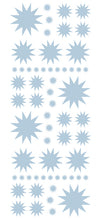 Load image into Gallery viewer, POWDER BLUE STARBURST WALL STICKERS
