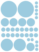 Load image into Gallery viewer, POWDER BLUE POLKA DOT WALL DECALS
