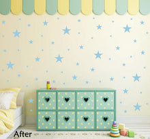 Load image into Gallery viewer, POWDER BLUE STAR STICKERS
