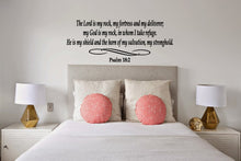 Load image into Gallery viewer, PSALM 18:2 RELIGIOUS WALL DECAL
