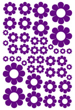 Load image into Gallery viewer, PURPLE DAISY WALL STICKERS
