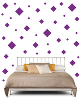 Load image into Gallery viewer, SQUARE WALL STICKERS IN PURPLE

