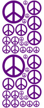 Load image into Gallery viewer, PURPLE PEACE SIGN DECAL
