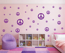 Load image into Gallery viewer, PURPLE PEACE SIGN STICKER
