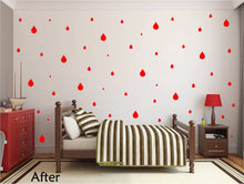 Load image into Gallery viewer, RED RAINDROP WALL GRAPHICS
