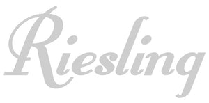 RIESLING WALL DECAL SILVER