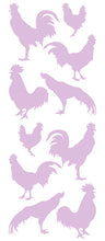 Load image into Gallery viewer, ROOSTER WALL DECALS LAVENDER
