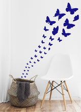 Load image into Gallery viewer, ROYAL BLUE BUTTERFLY WALL STICKERS
