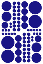 Load image into Gallery viewer, ROYAL BLUE POLKA DOT DECALS
