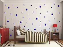 Load image into Gallery viewer, ROYAL BLUE RAINDROP WALL GRAPHICS
