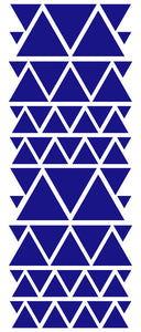 ROYAL BLUE TRIANGLE STICKERS