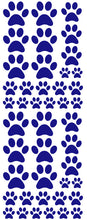 Load image into Gallery viewer, ROYAL BLUE PAW PRINT DECALS

