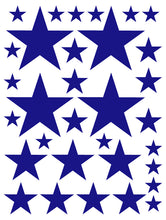Load image into Gallery viewer, ROYAL BLUE STAR WALL DECALS
