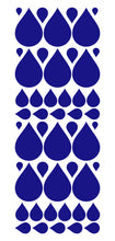 Load image into Gallery viewer, ROYAL BLUE RAINDROP WALL STICKERS
