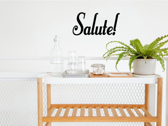 SALUTE WALL DECAL